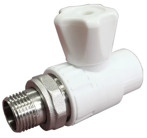 Кран шаровой для радиатора прямой 20х1/2
