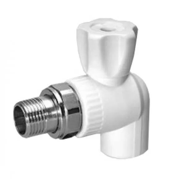 Кран шаровой для радиатора угловой 25х3/4